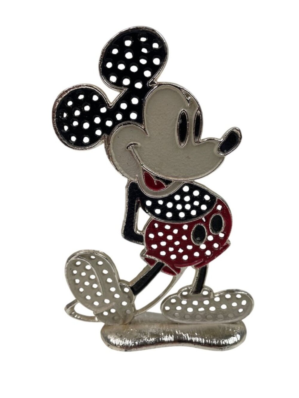 Vintage Walt Disney Mickey Mouse Earring Tree Holder Metal 1970's - Picture 2 of 9